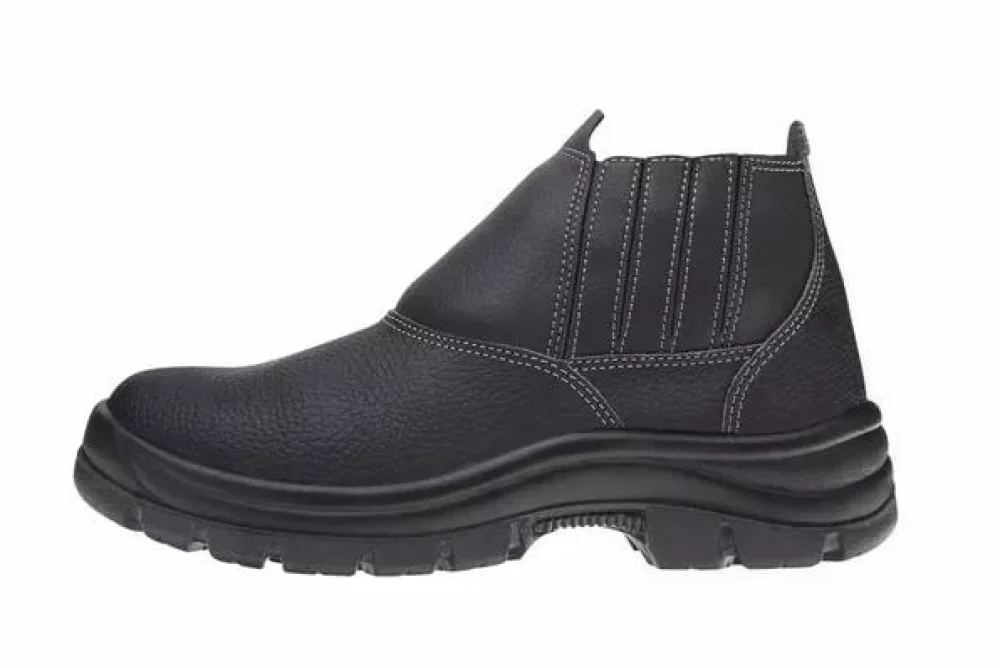 Botina em Couro Biqueira em Plástico Safety Flex 11SFB48-BP Marluvas