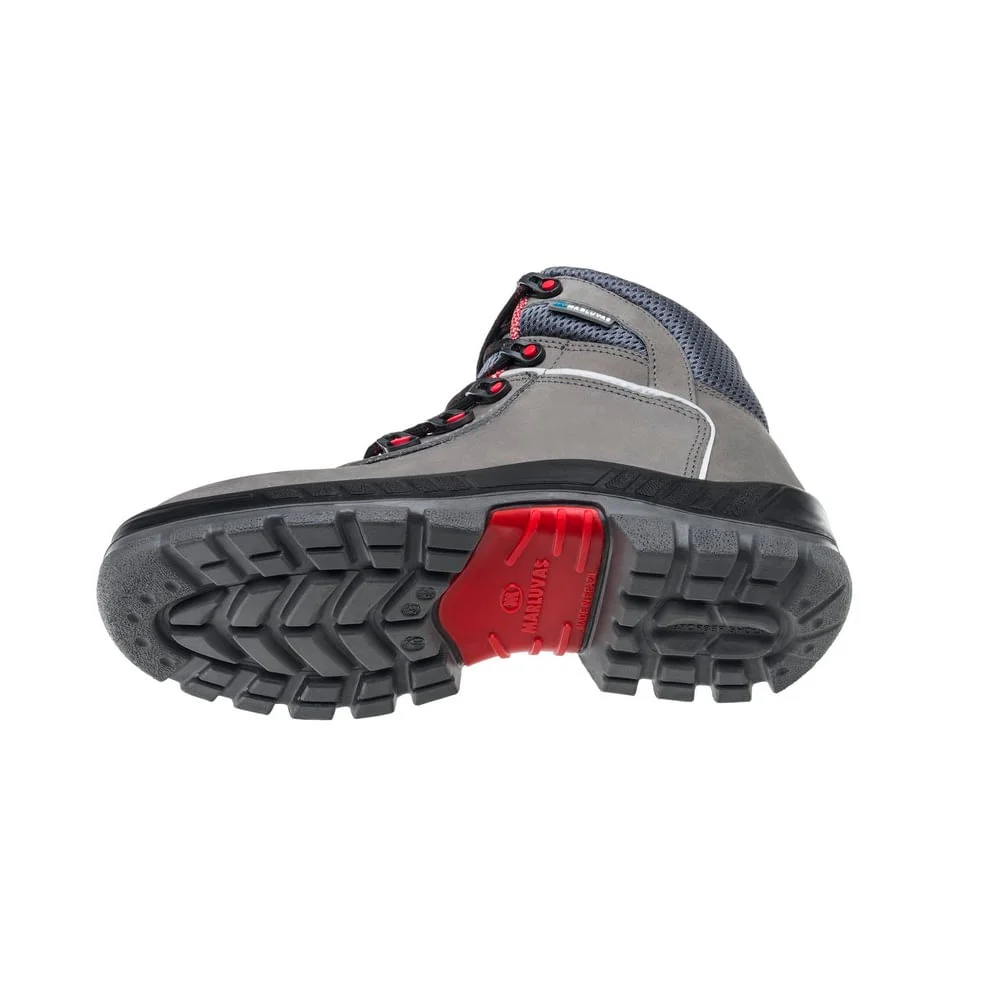 Botina em Couro com Bico em Plástico Premier 75BPR29-MSC-BP Marluvas Cinza