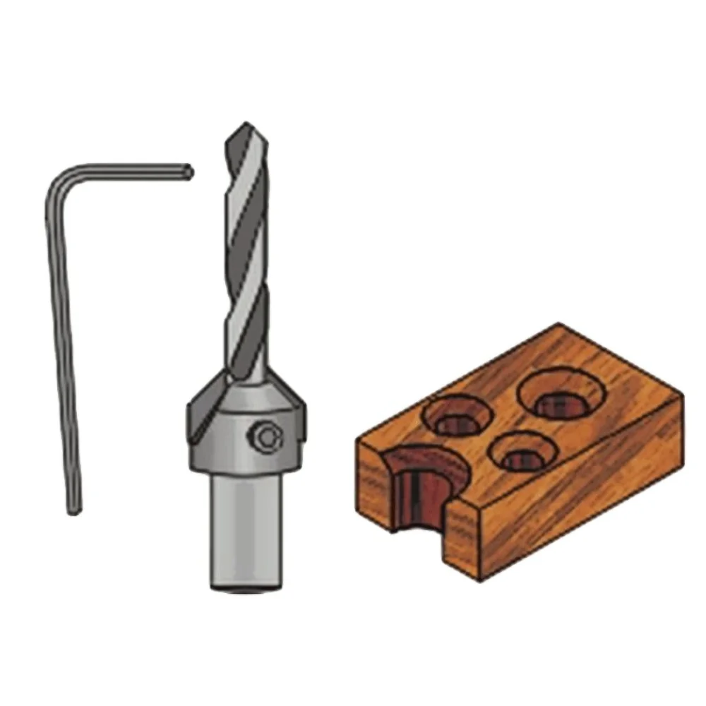 Broca Com Fresa Cônica 45 12mm 254500 Wolfcraft