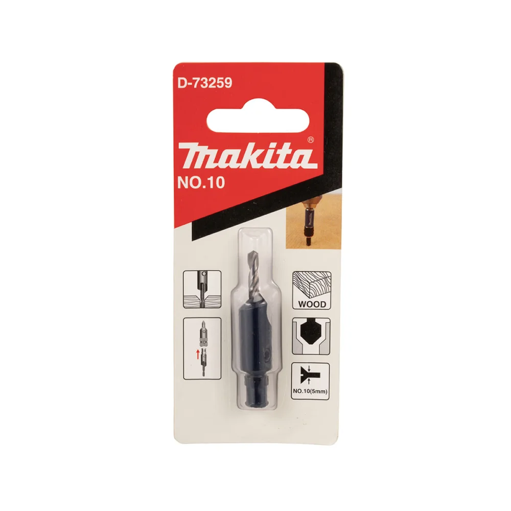 Broca Escareadora para Madeira Nº10 D-73259 Makita