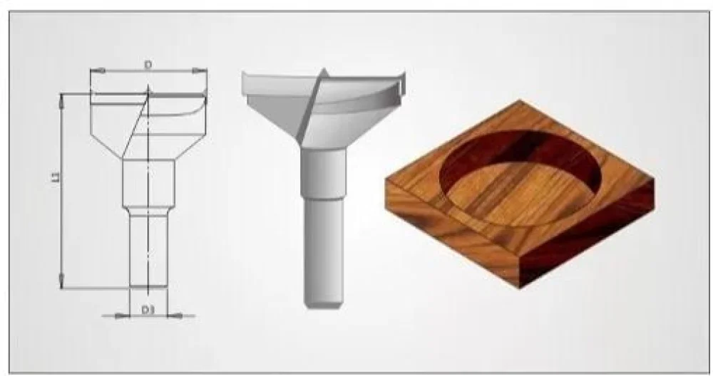 Broca Forstner para Dobradiç 15mm 2315002.05 Radix