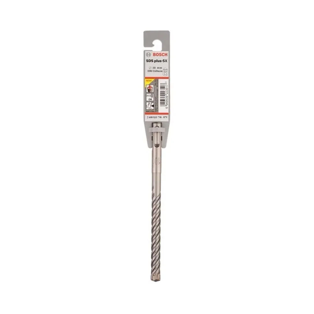 Broca SDS Plus 5X 8x100x160mm para Concreto Bosch