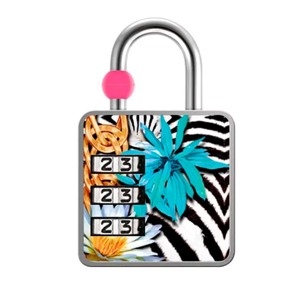 Cadeado com Segredo Fashion Cores Sortidas Papaiz
