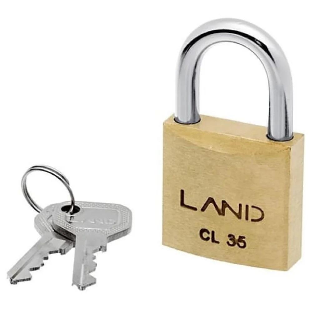 Cadeado Latão 35mm 2424 Land