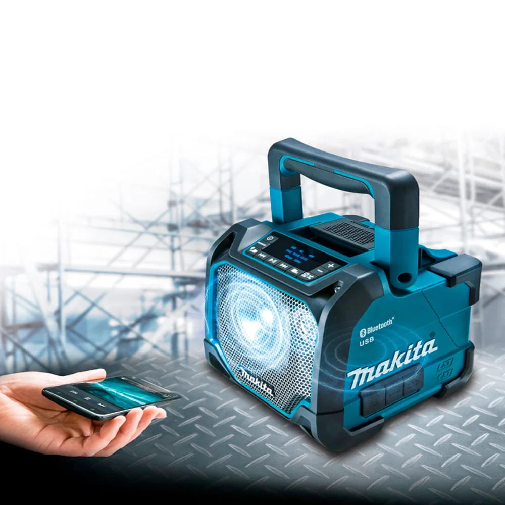 Caixa de Som Portátil à Bateria Não acompanha com Painel LCD DMR202 Makita Outlet