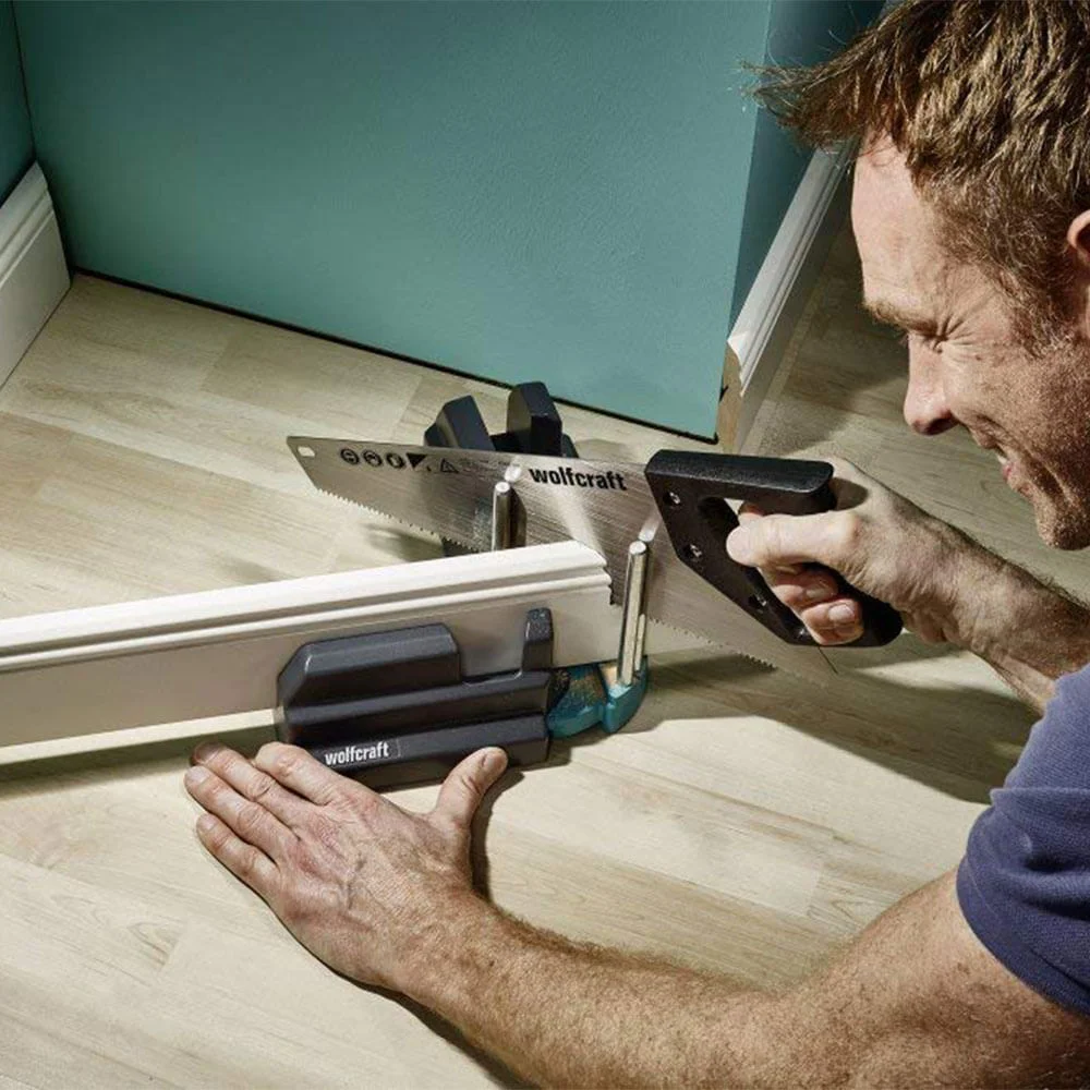 Caixa Meia Esquadria com Medidor de Corte 694800 Wolfcraft