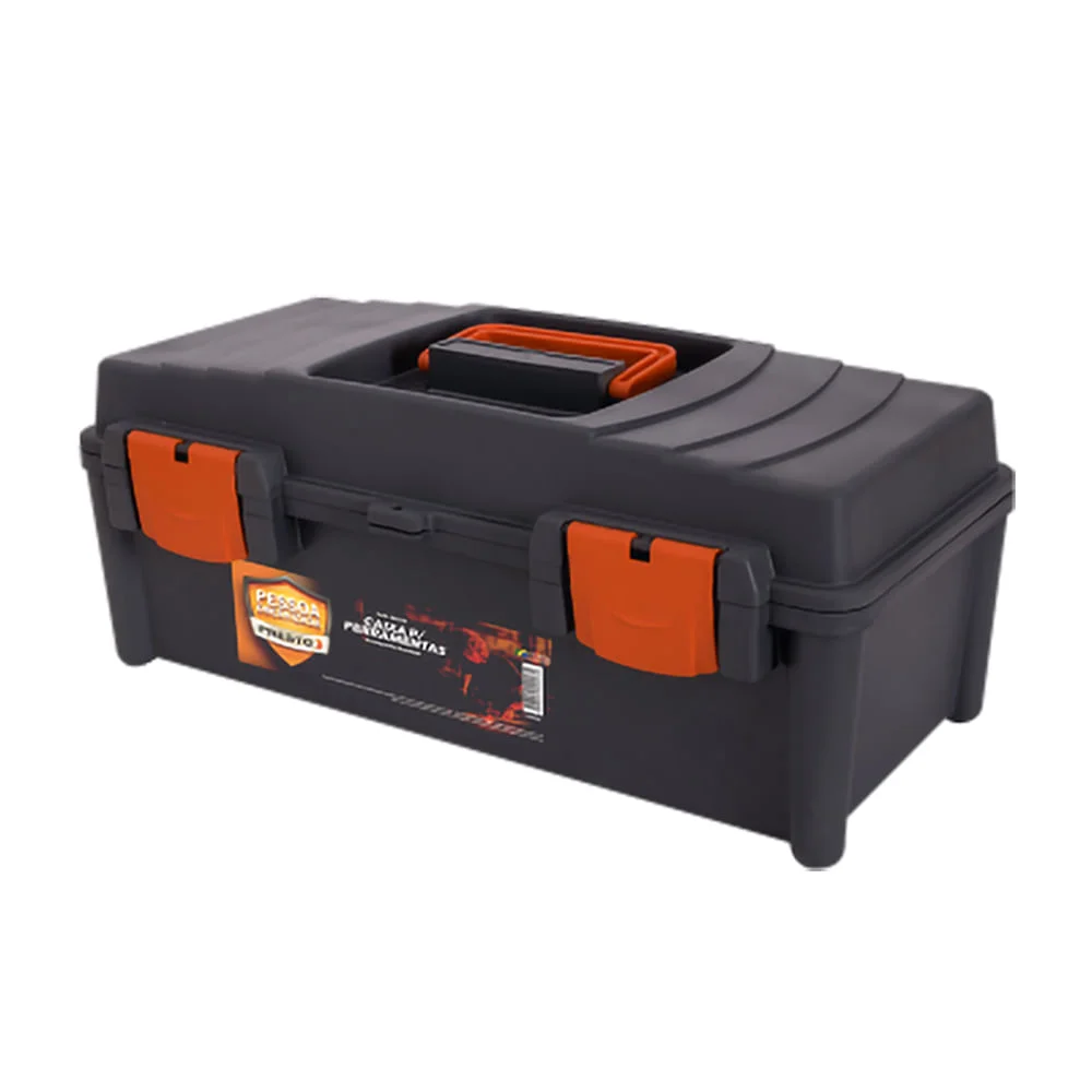 Caixa Plástica para Ferramentas com Bandeja 42x16x19cm 96005 Presto