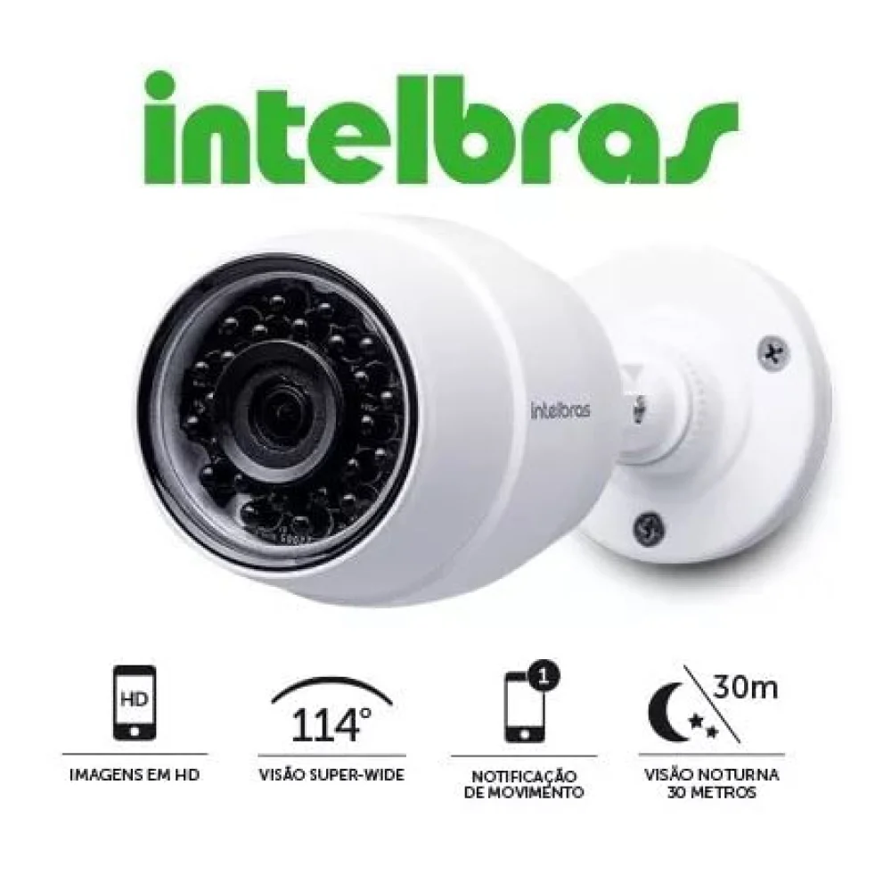 Câmera de Segurança Wi-fi HD iC5 4560144 Intelbras
