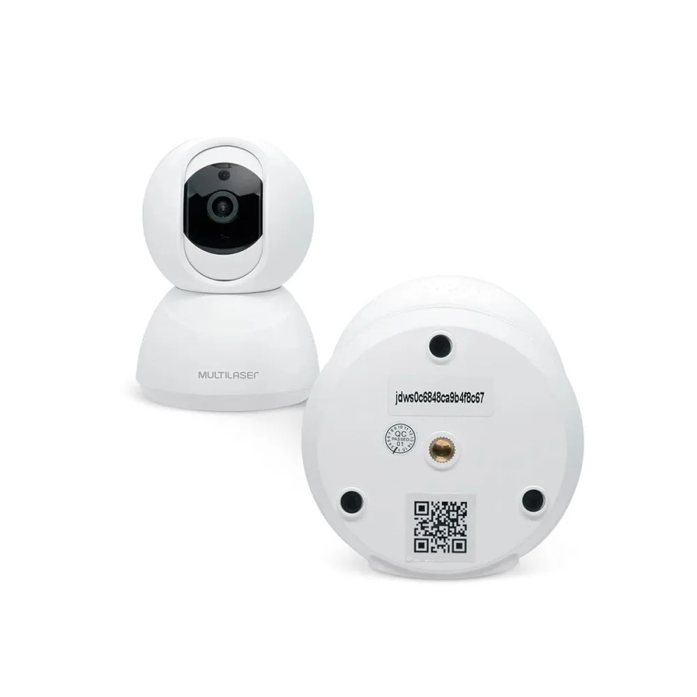 Câmera Robô Inteligente Full HD Wi-Fi com Rotação 360º Liv SE221 MultiLaser