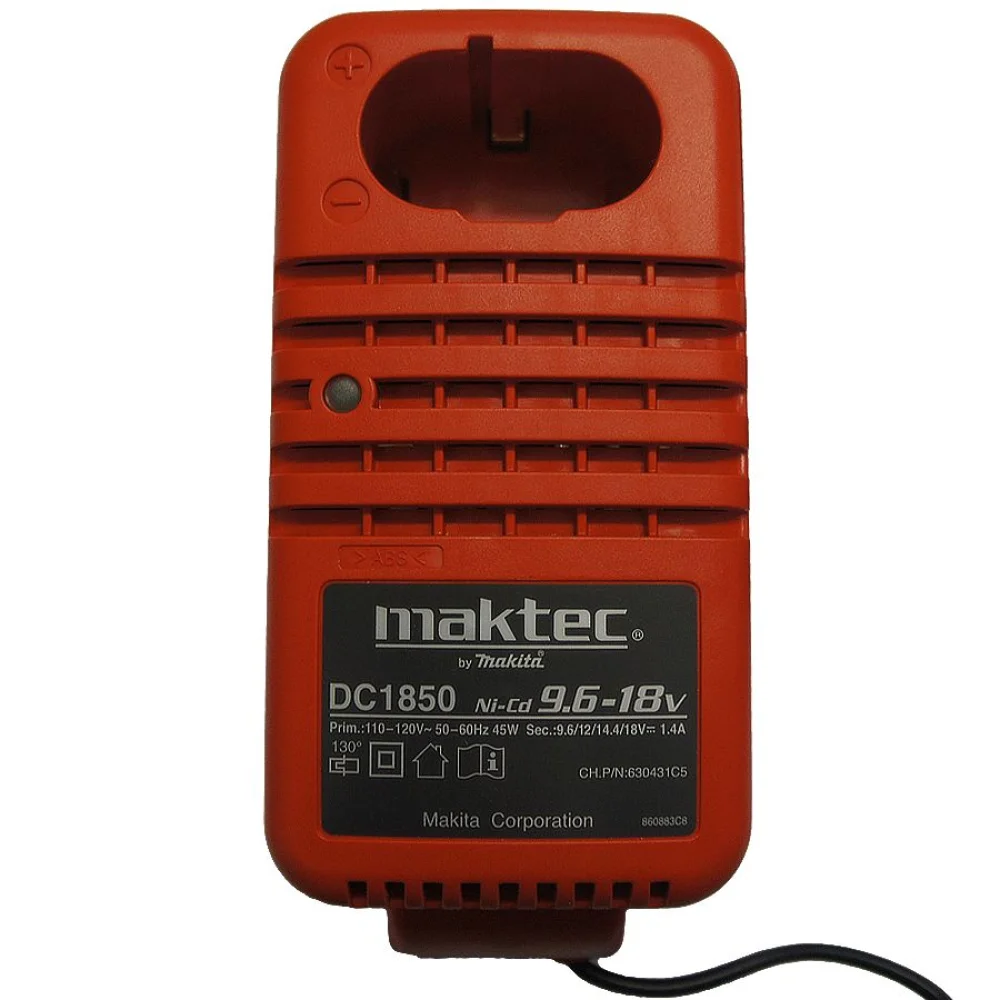 Carregador de Bateria 9.6V a 18V DC1850 194010-8 Makita 110 Volts