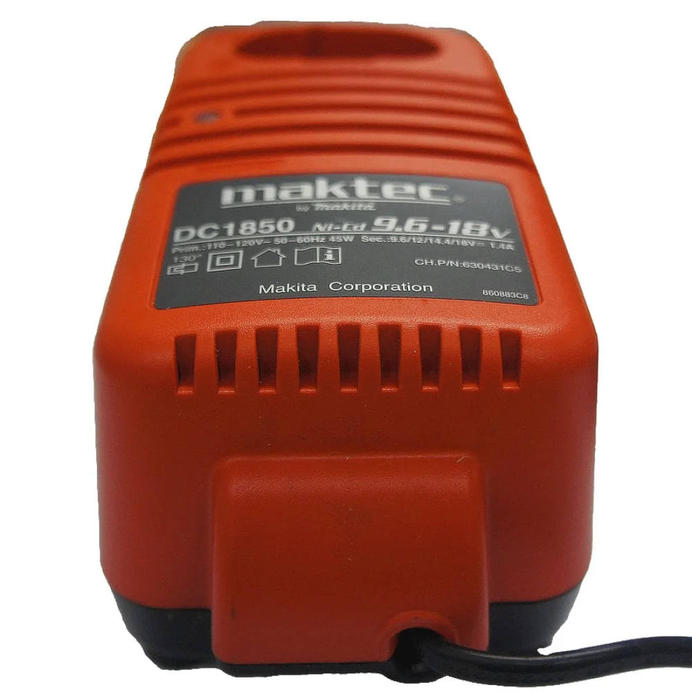 Carregador de Bateria 9.6V a 18V DC1850 194010-8 Makita 110 Volts
