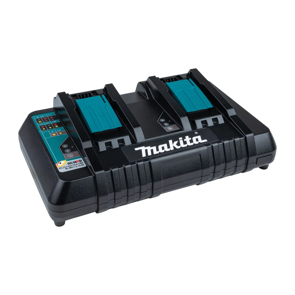 Carregador de Bateria Duplo 14.4V e 18V DC18RD Makita
