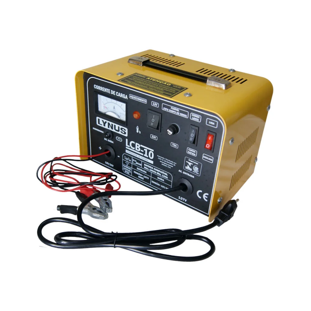 Carregador de Bateria Portátil LCB-10 Lynus