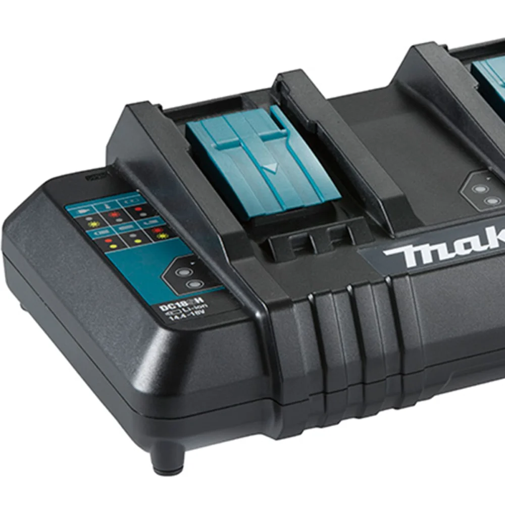 Carregador Duplo de Bateria 14.4V e 18V DC18SH Makita