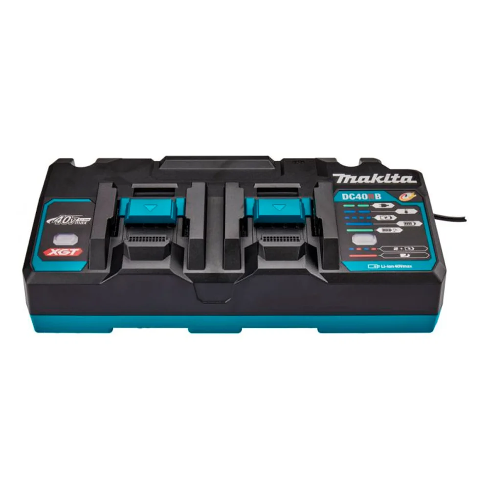 Carregador Duplo Rápido para Bateria 40V Max DC40RB 191N19-5 Makita