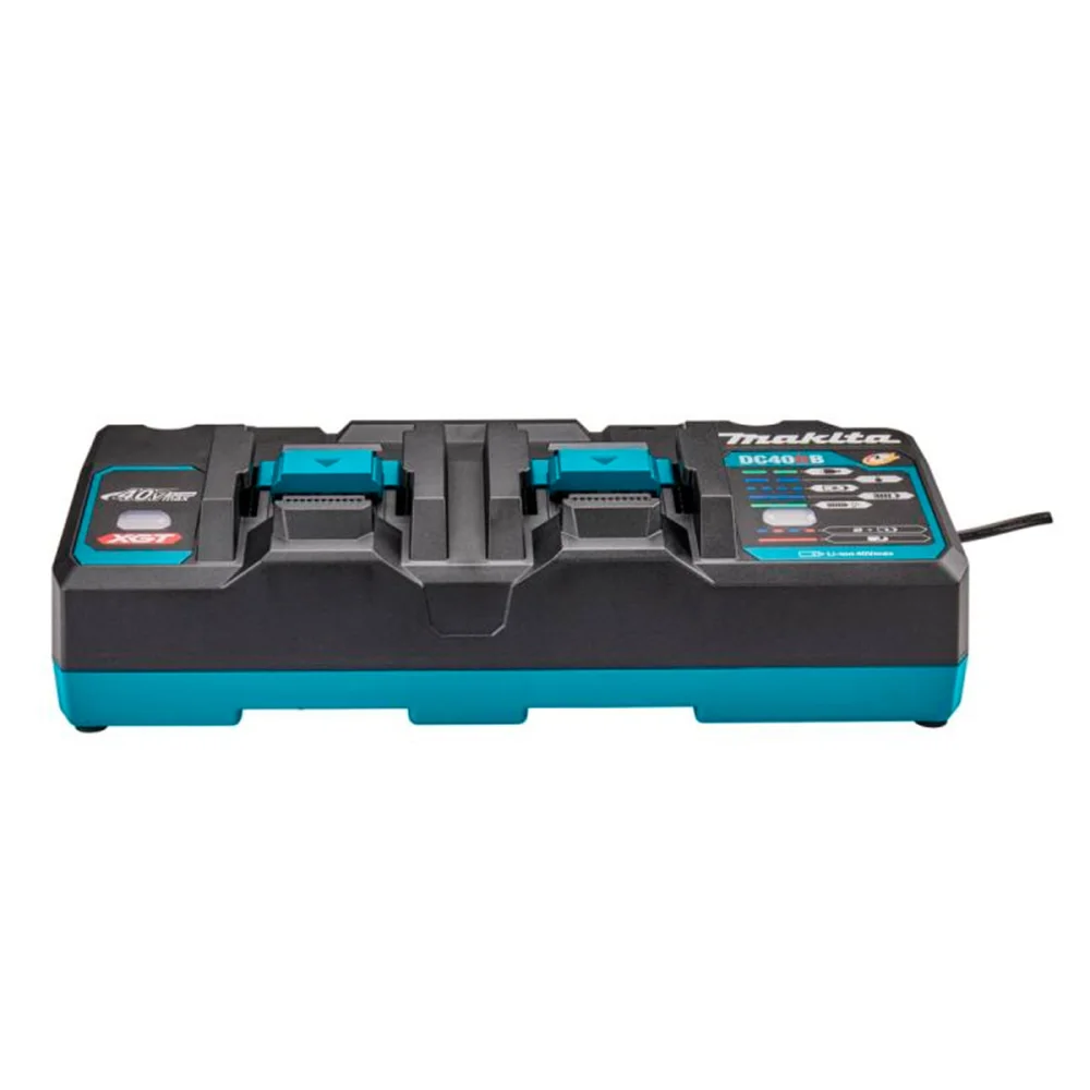 Carregador Duplo Rápido para Bateria 40V Max DC40RB 191N19-5 Makita