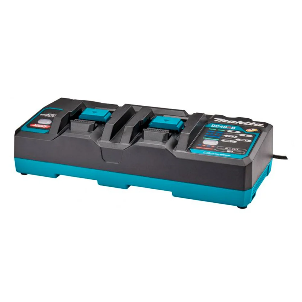 Carregador Duplo Rápido para Bateria 40V Max DC40RB 191N19-5 Makita
