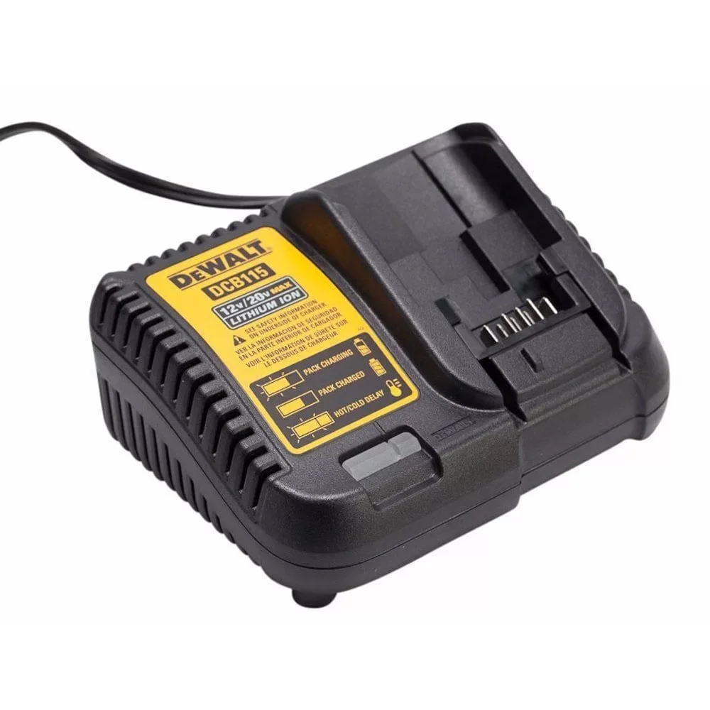 Carregador Rápido para Baterias 12v à 20v Max DCB115 Dewalt