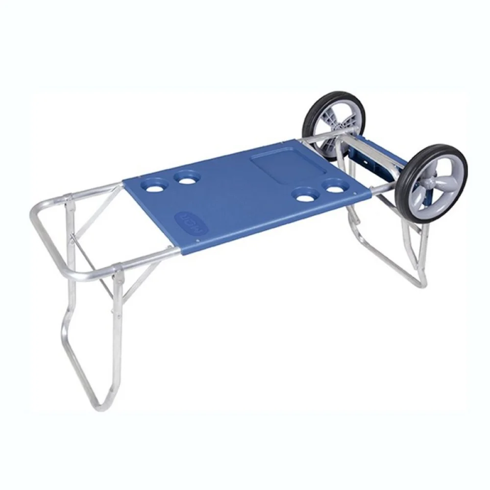 Carrinho de Praia com Avanço para Caixa Térmica 2499 Mor Azul