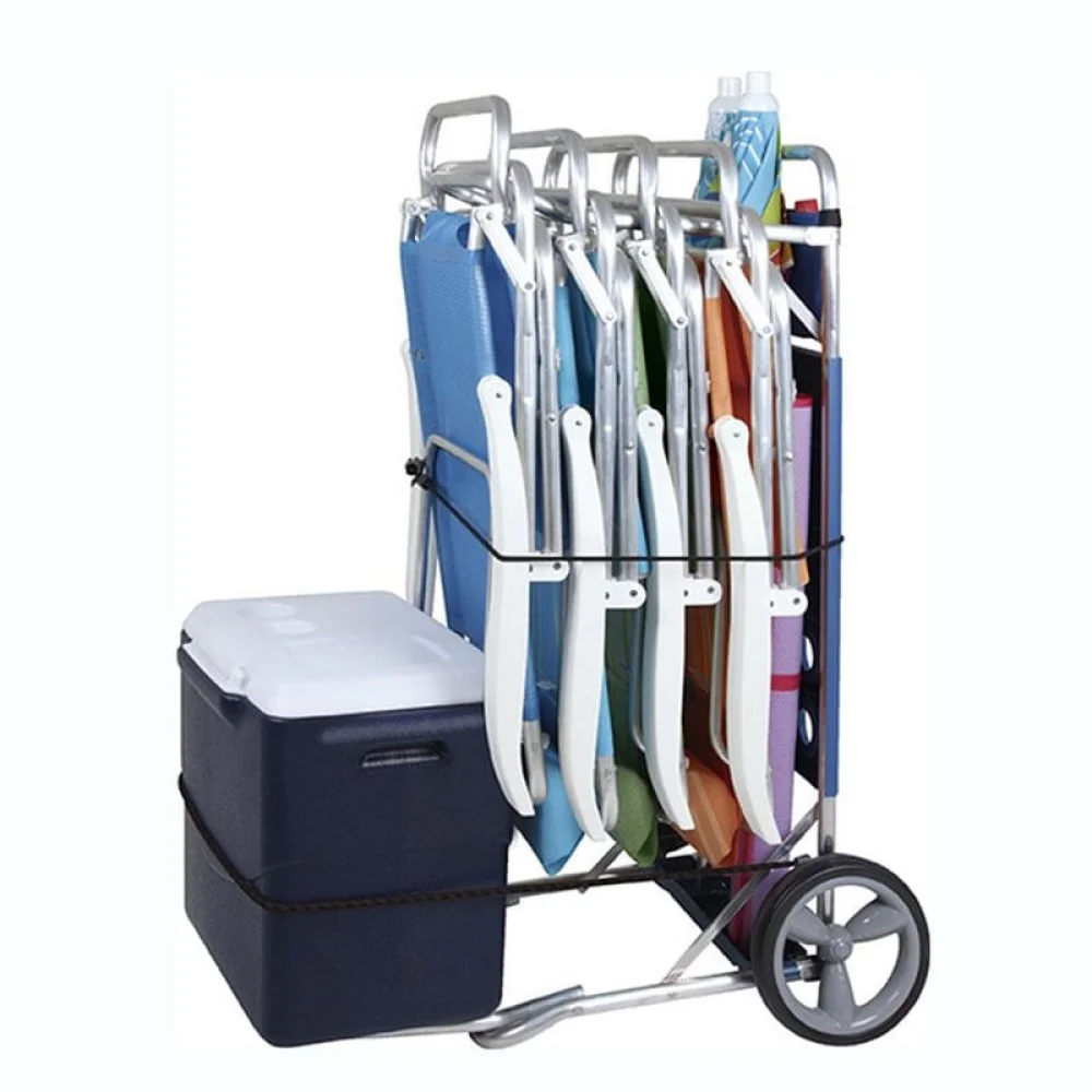 Carrinho de Praia com Avanço para Caixa Térmica 2499 Mor Azul