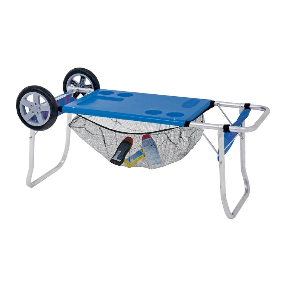 Carrinho de Praia com Rede e Saca Areia 002493 Mor Azul
