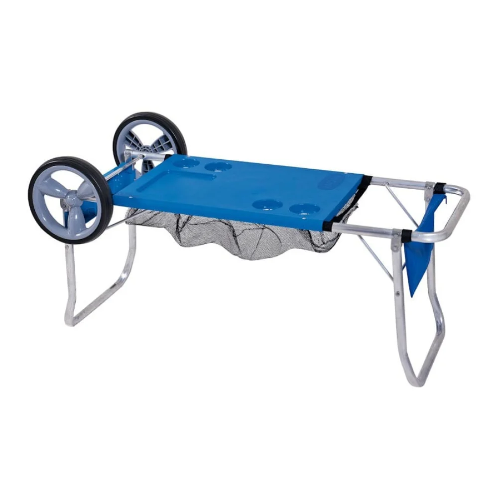 Carrinho de Praia com Rede e Saca Areia 002493 Mor Azul