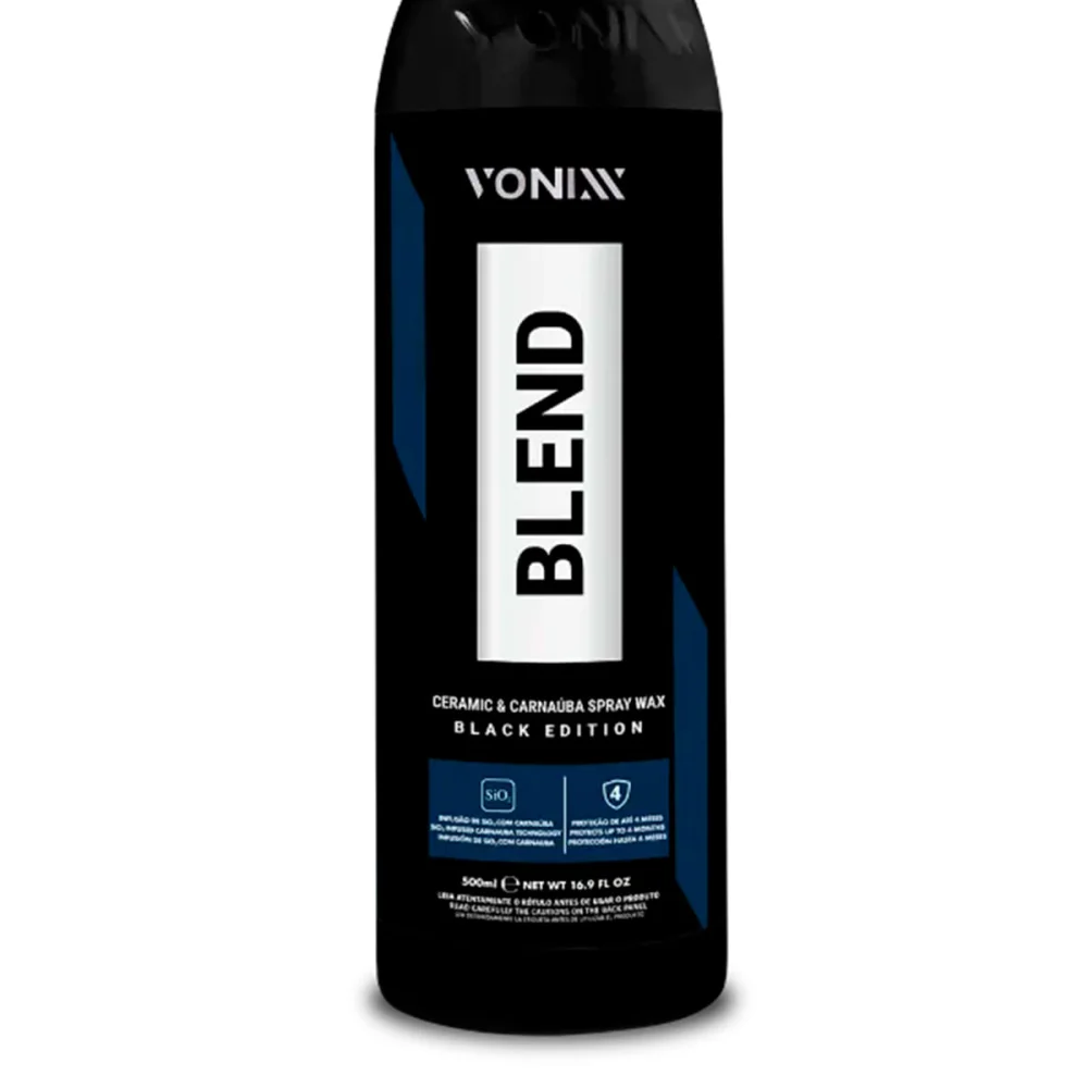 Cera Blend Spray Black com Carnaúba 2026005 Vonixx 500ml