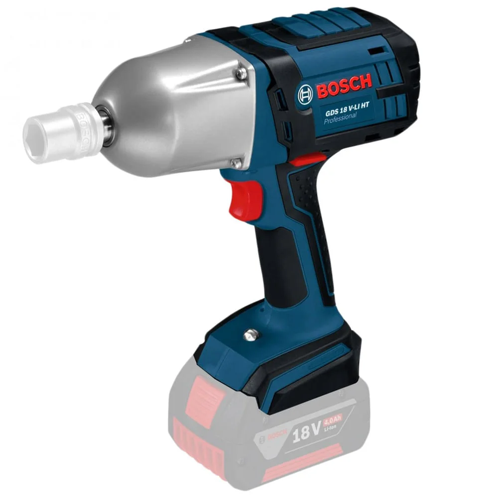 Chave de Impacto 1/2 Pol à Bateria Não acompanha18V GDS 18V-LI HT Bosch