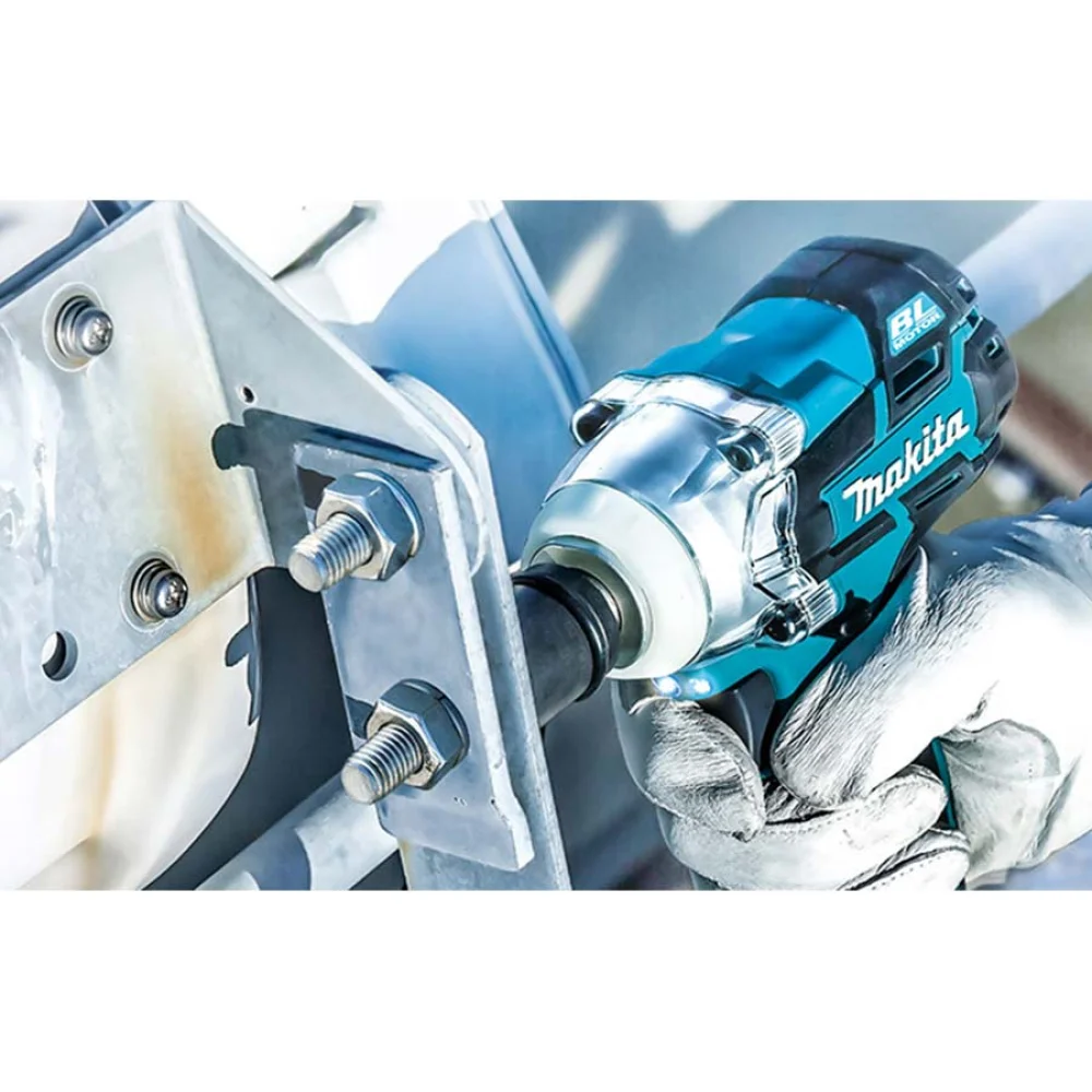 Chave de Impacto à Bateria 1/2 Pol e 2 Baterias 18V DTW285RME Makita Bivolt