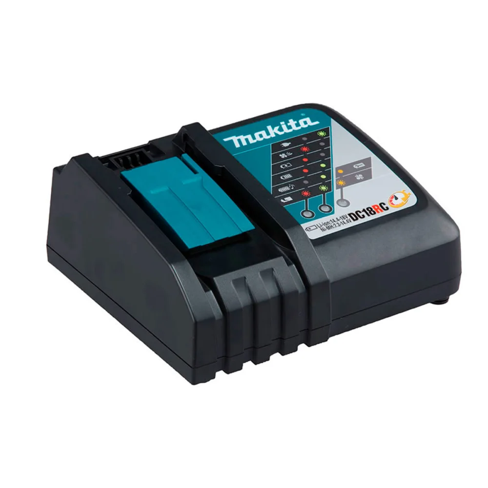 Chave de Impacto à Bateria e 2 Baterias 18V 5.0Ah e Mak-Pac DTW300RTJ Makita