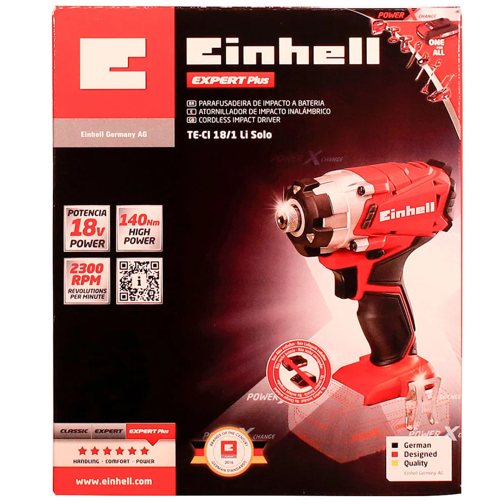 Chave de Impacto à Bateria (Não Acompanha)TE-CI 18/1 LI SOLO Einhell