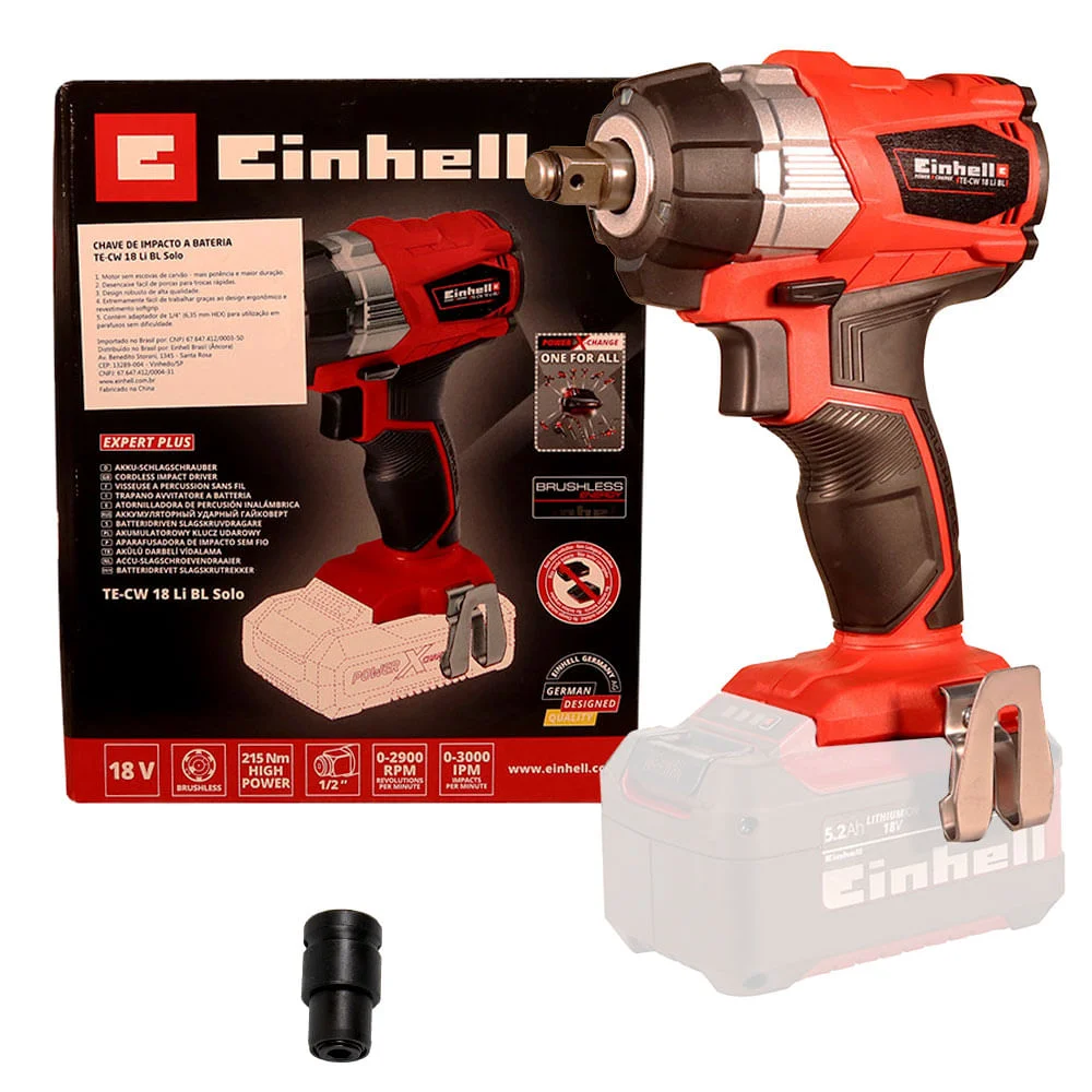 Chave de Impacto à Bateria(Não acompanha)Te-CW 18 Li Bl Solo 4510040 Einhell