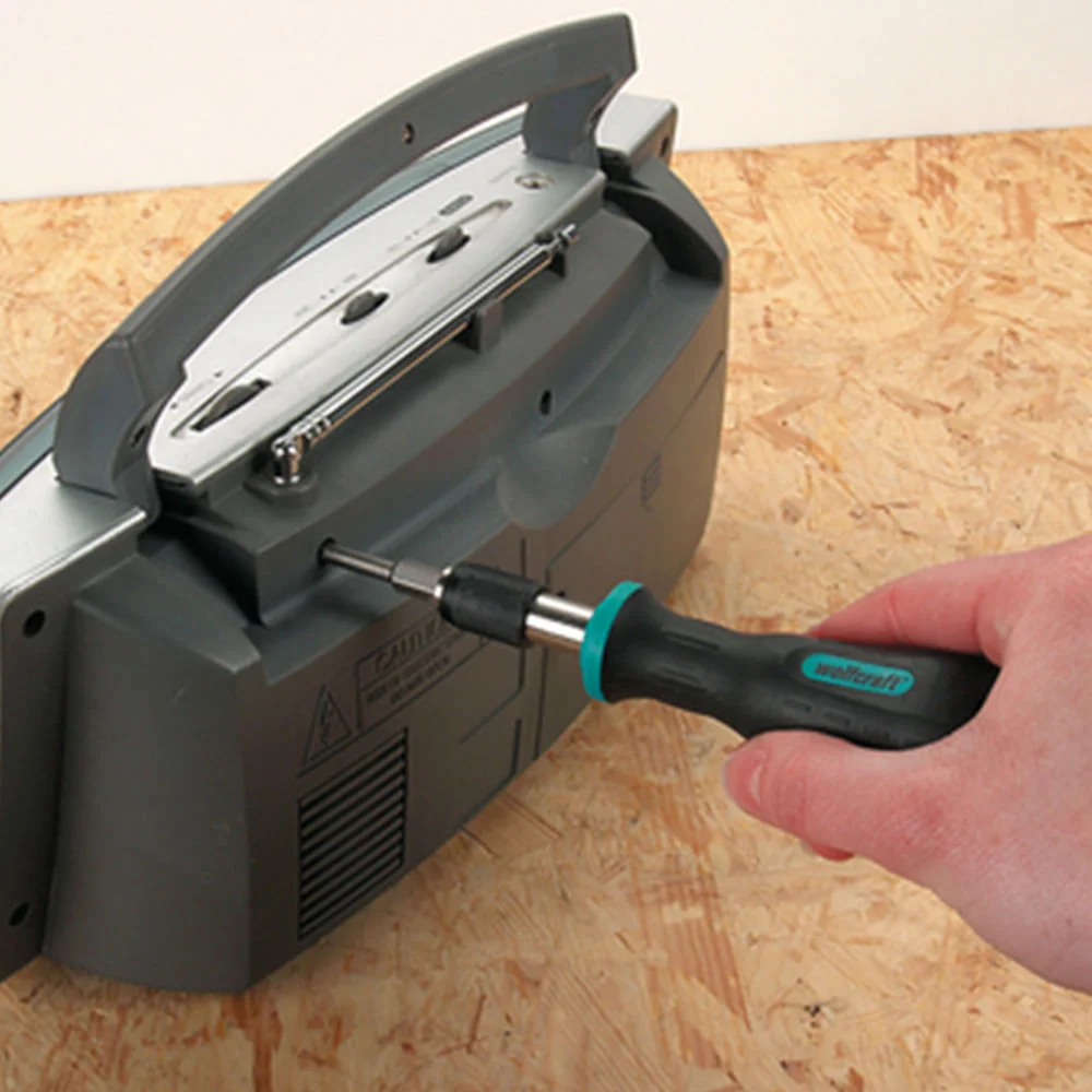 Chave Sextavada Manual com Imã 138mm e Mandril Aperto Rápido 124000 Wolfcraft