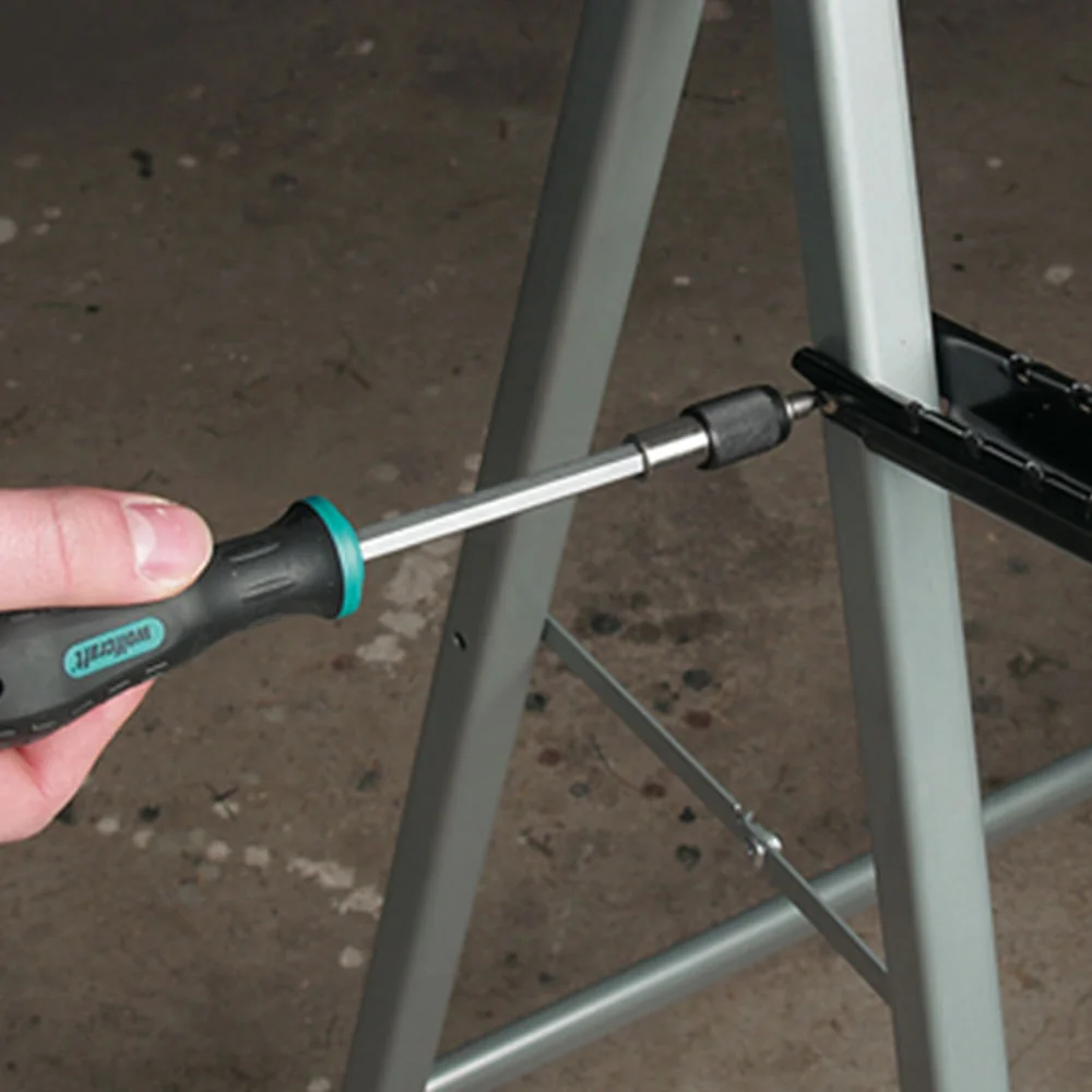 Chave Sextavada Manual com Imã 197mm e Mandril Aperto Rápido 872500 Wolfcraft