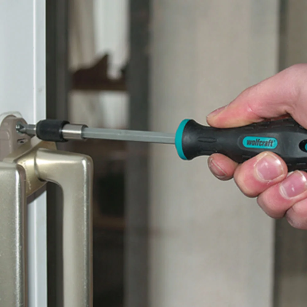 Chave Sextavada Manual com Imã 197mm e Mandril Aperto Rápido 872500 Wolfcraft