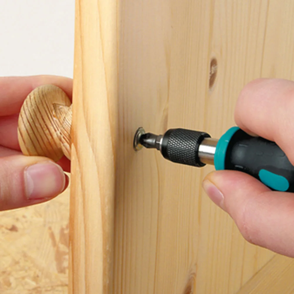 Chave Sextavada Manual com Imã 76mm e Mandril Aperto Rápido 123900 Wolfcraft