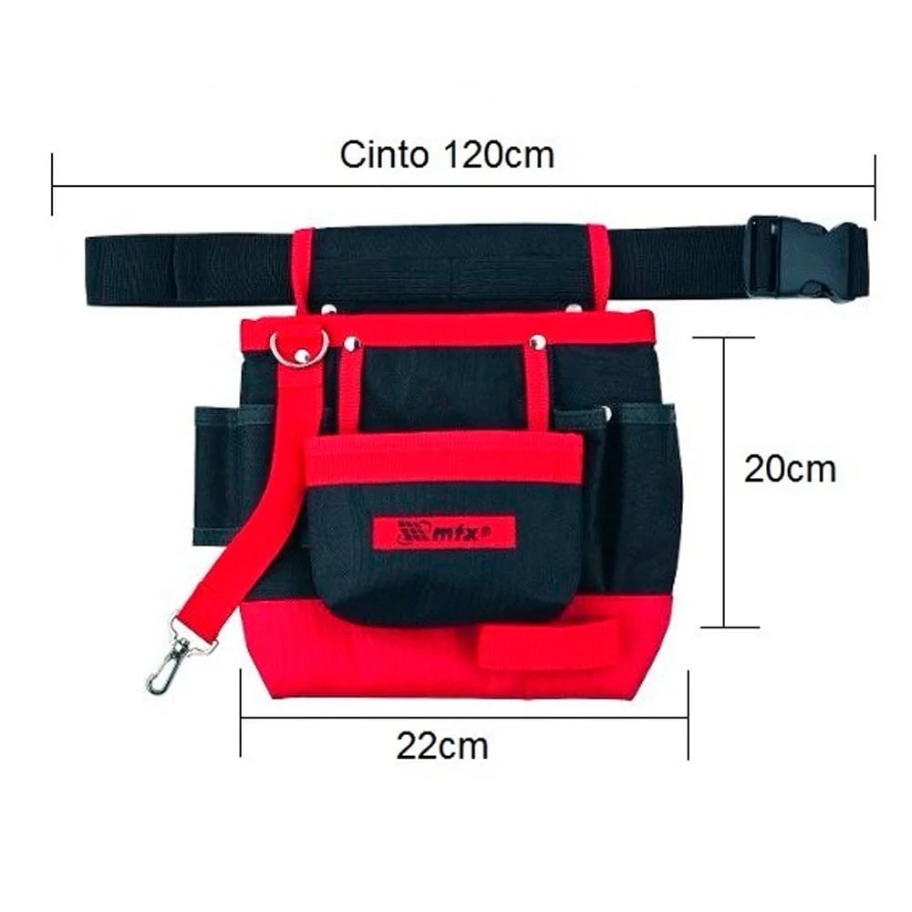 Cinto porta Ferramentas com 7 Bolsos 902419 MTX