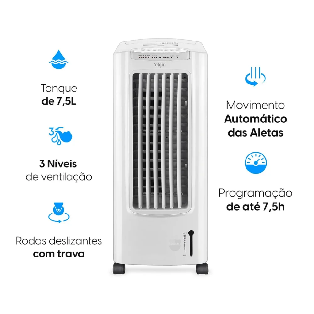 Climatizador de Ar 75 Litros 60Hz Branco 45FCE7500BR Elgin 110 Volts