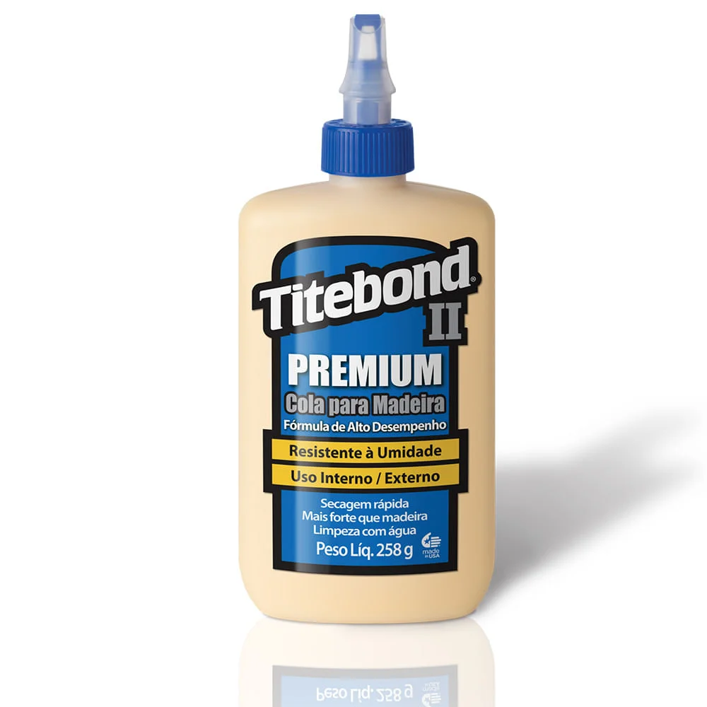 Cola para Madeira II Premium Wood Glue Titebond 237 ml