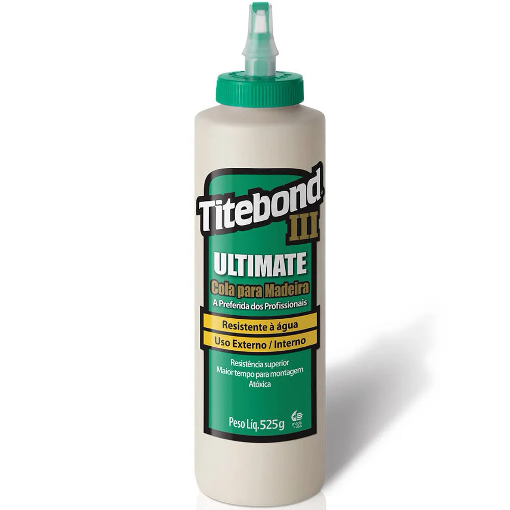 Cola para Madeira III Ultimate Wood Glue Titebond 473 ml