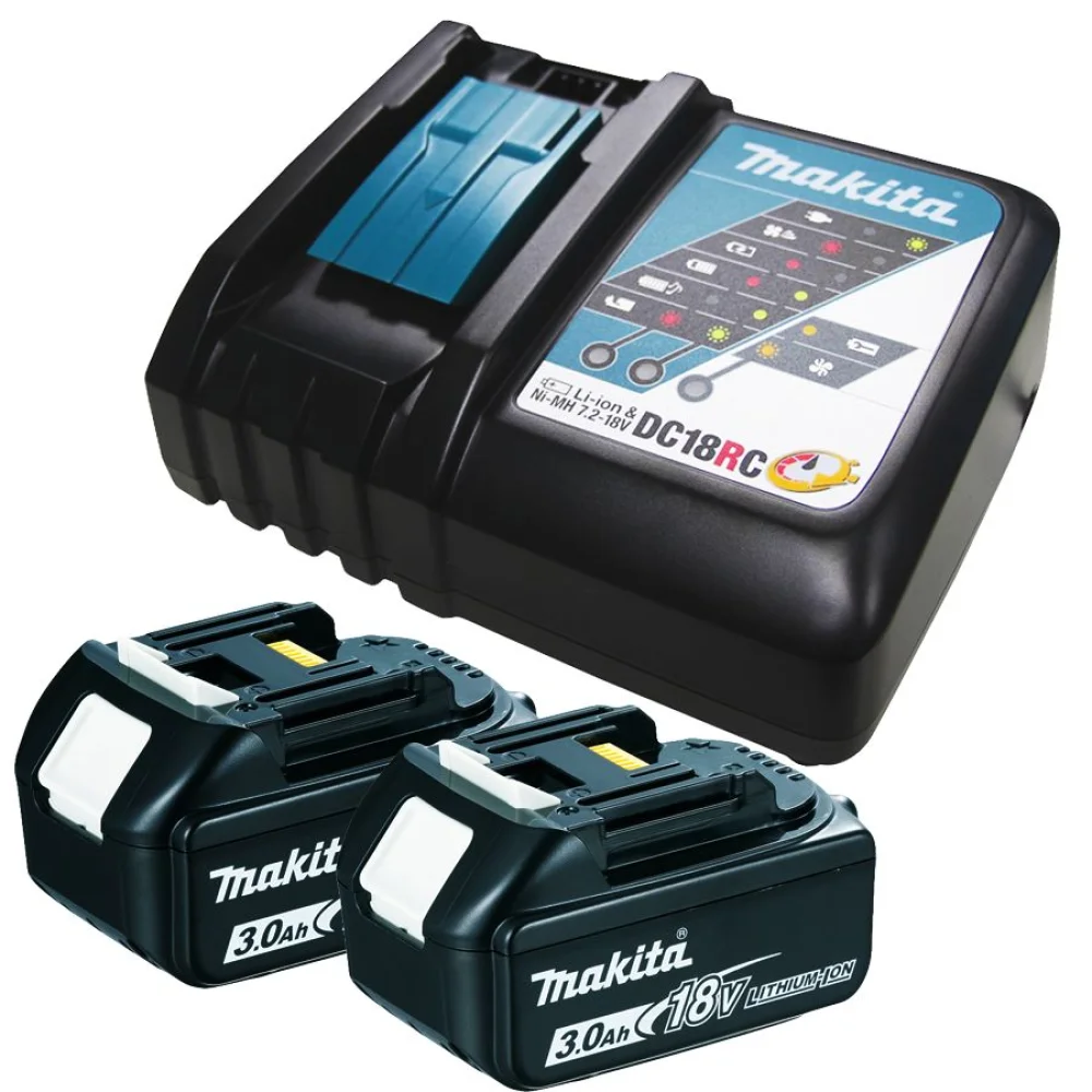 Combo Furadeira Parafusadeira e Esmerilhadeira Angular à Bateria DLX2165 Makita