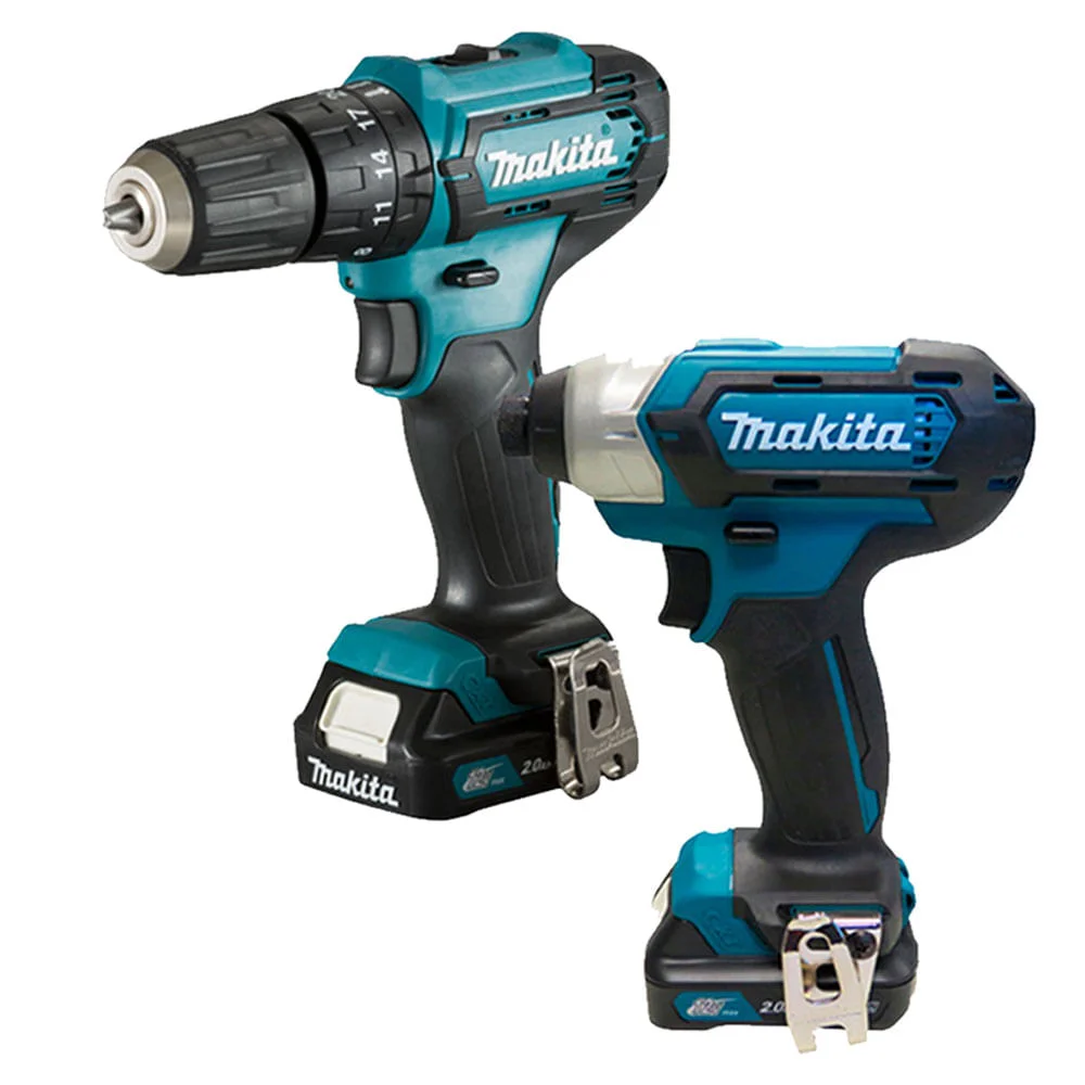 Combo Parafusadeira e Furadeira à Bateria e Conj Bits CLX228SAX P Makita