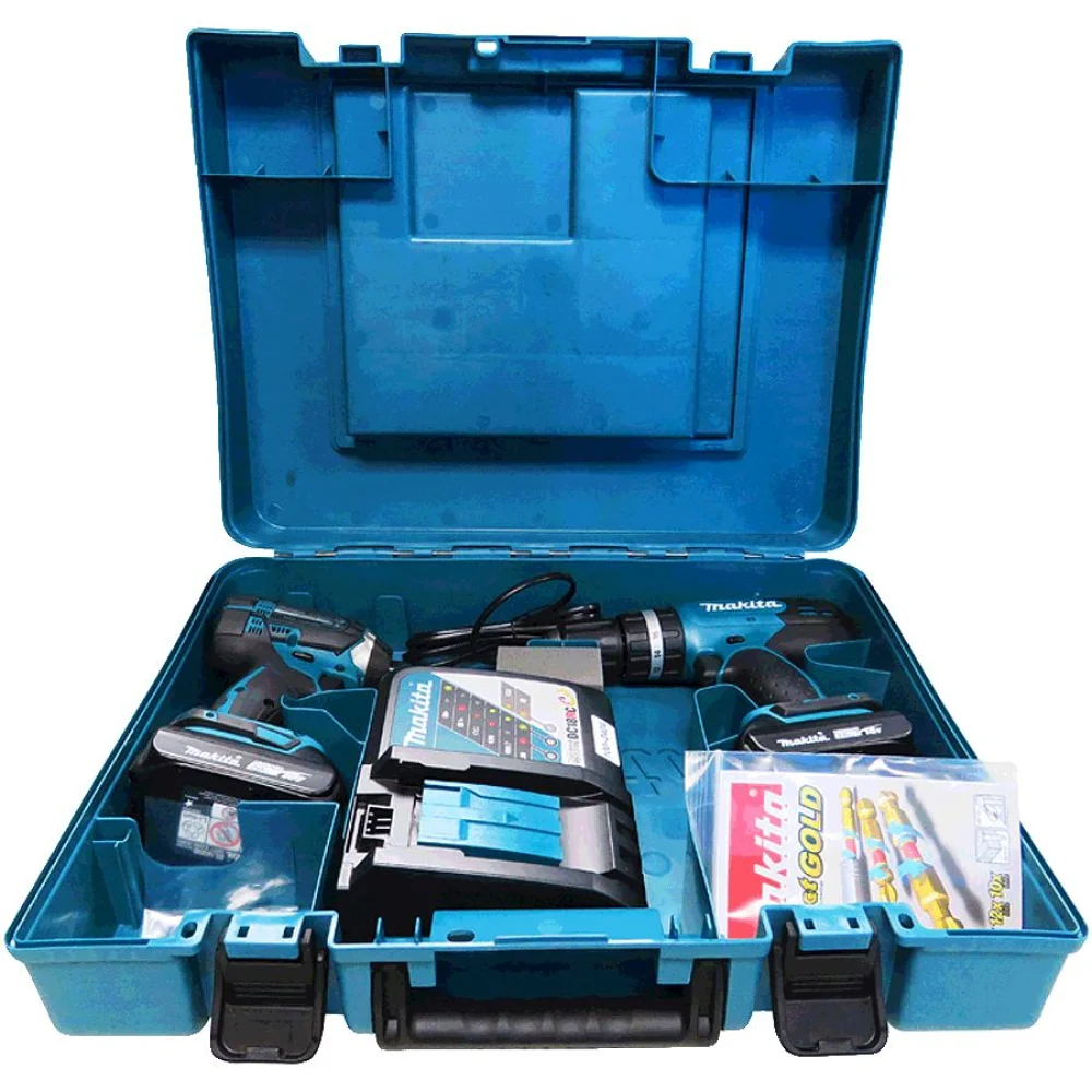 Combo Parafusadeira e Furadeira de Impacto 18V DLX2142AX2 Makita