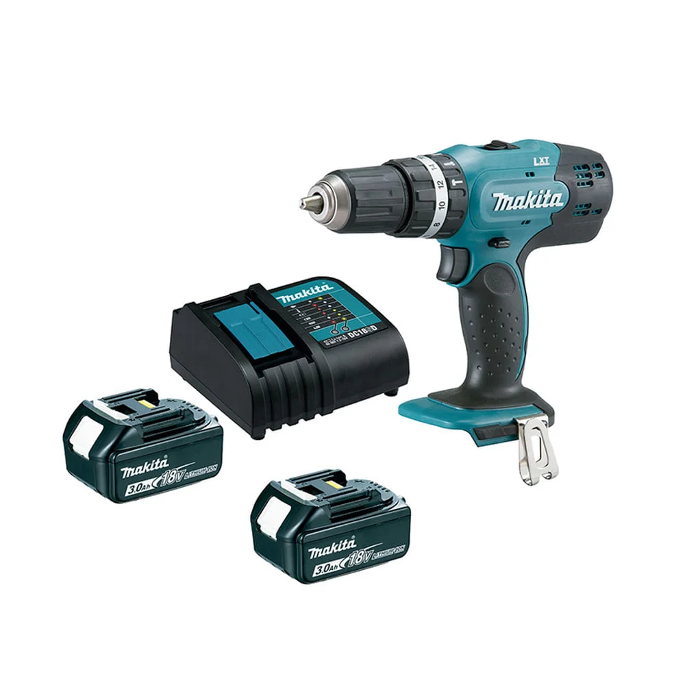 Combo Parafusadeira Furadeira 18V Compressor Ar e Brocas KITDHP453 DMP18 Makita