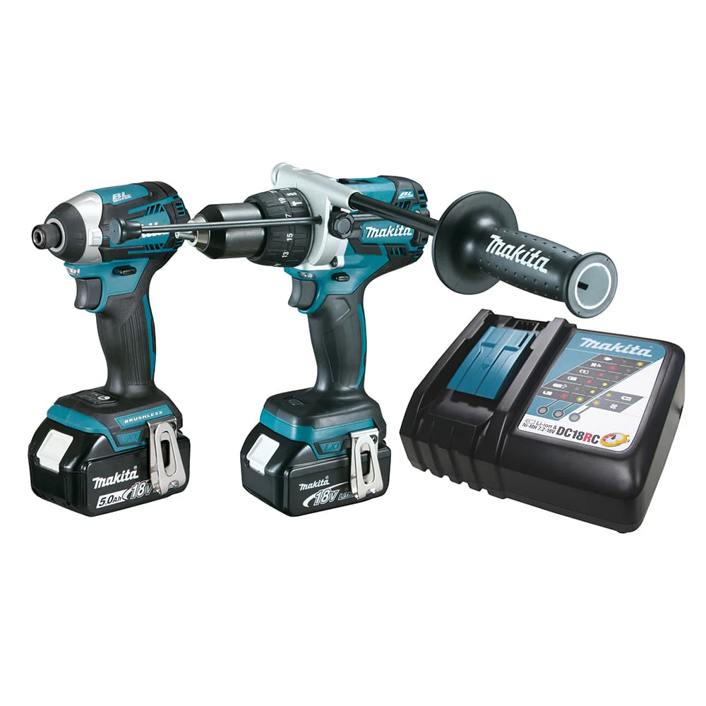 Combo Parafusadeira Furadeira de Impacto e Parafusadeira DLX2176T Makita
