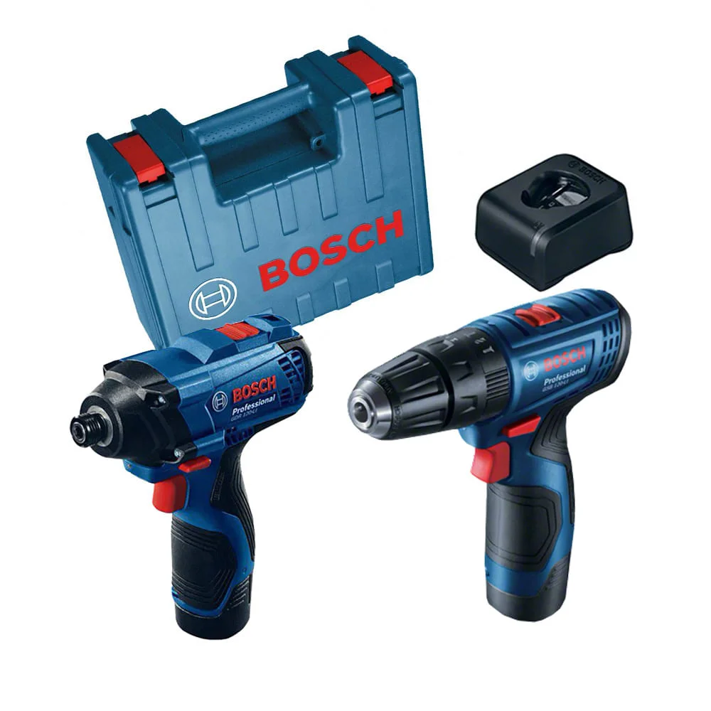 Combo Parafusadeira Furadeira de Impacto GSB 120LI Parafusadeira GDR 120LI Bosch