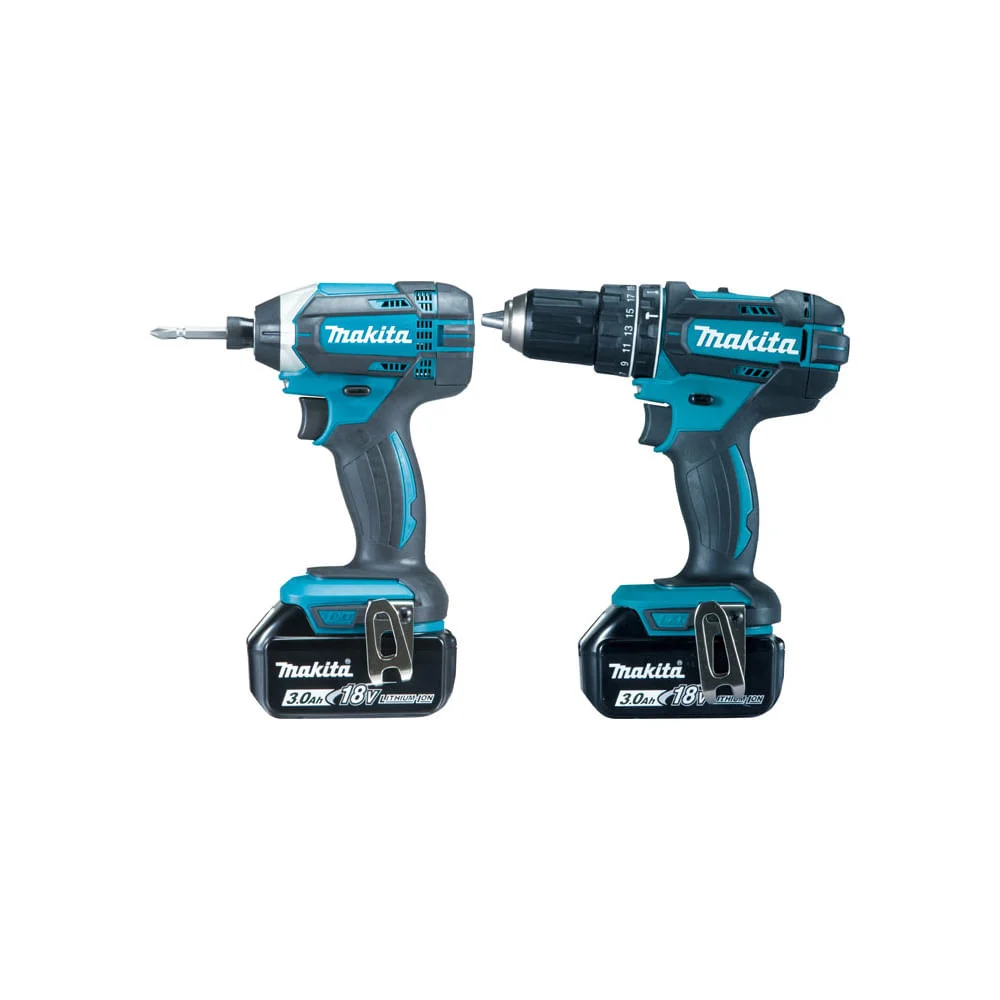 Combo Parafusadeira Furadeira e Parafusadeira Impacto à Bateria DLX2131 Makita