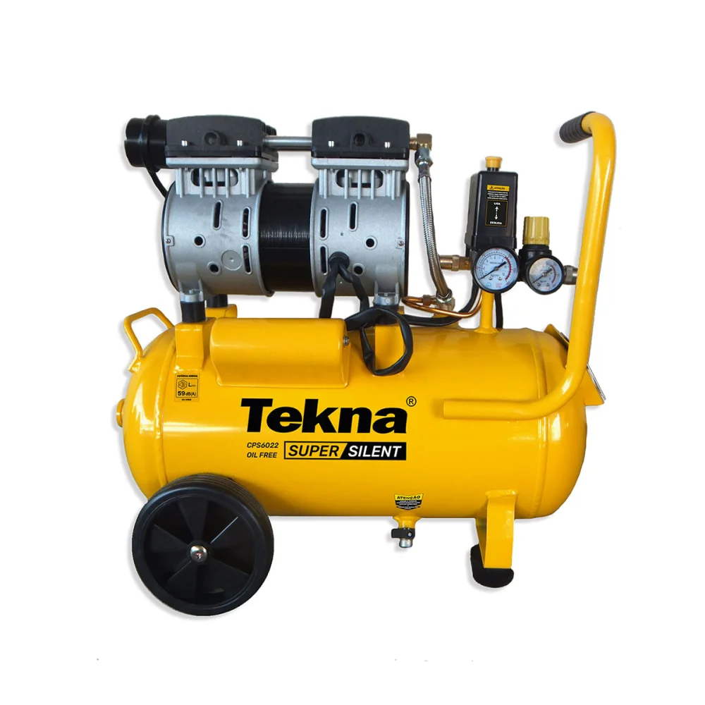 Compressor de Ar 20 Litros 1.5Hp Max Pressão 116 lbf/pol² CPS6022-2 Tekna 220 Volts