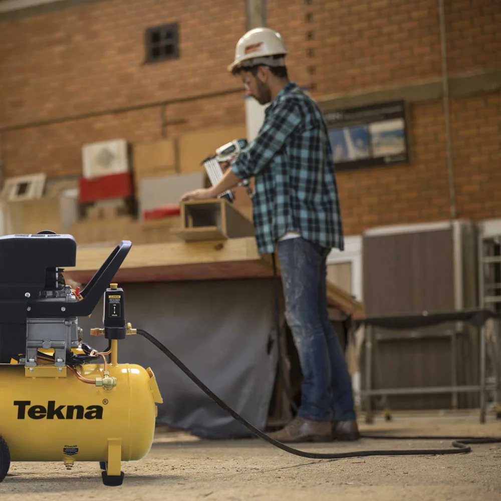 Compressor de Ar 60Hz 24L Motor Elétrico 25HP Pressão Máx.115Psi CP8525 Tekna