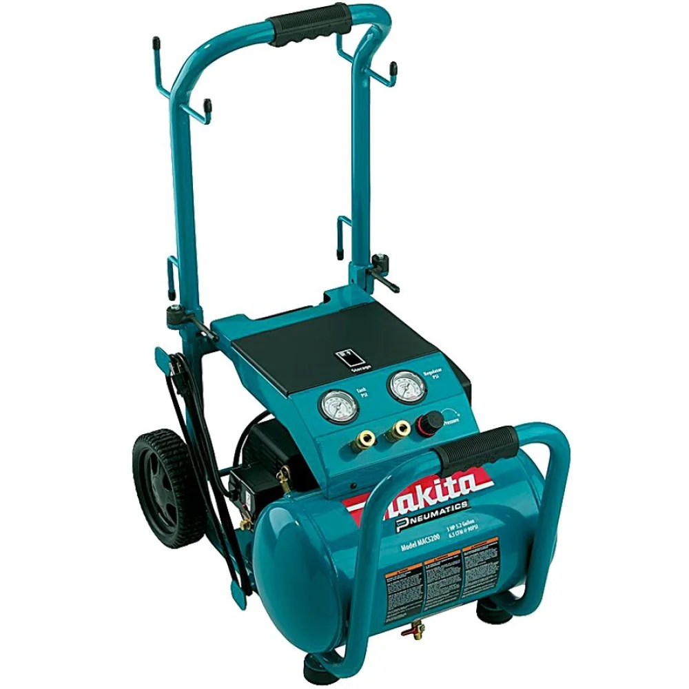 Compressor de Ar Motor 3.0HP Pressão Máxima 9 Bar 140PSI MAC5200 Makita